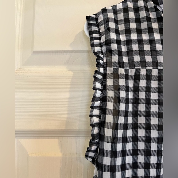 WHO WHAT WEAR checkered top - Picture 4 of 8